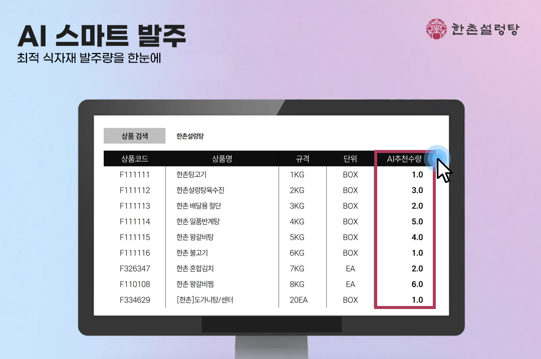 “복날 수요, AI로 미리 예측해 대응”…한촌설렁탕, 삼복 반계탕 매출 24.3%↑